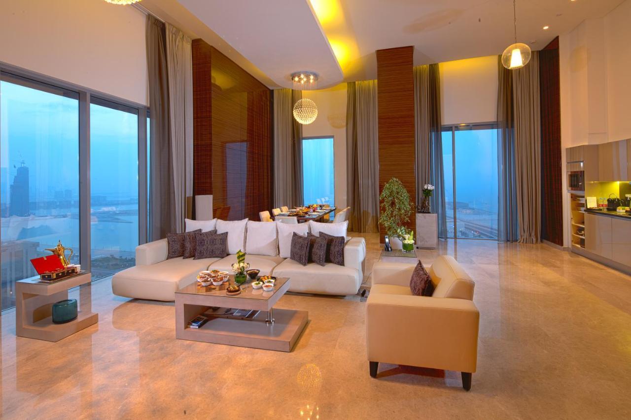 Fraser Suites Diplomatic Area Bahrain Manama Exterior photo A living room in a luxury apartment